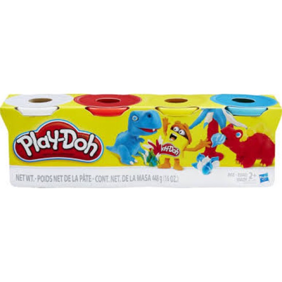 Hasbro Play-Doh Classic Color Tubs (Pack of 4)